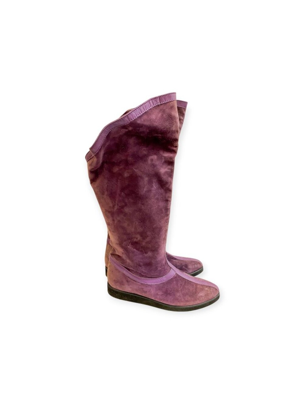 Vintage Rare Kansai by Giancolombo Purple Suede Boots